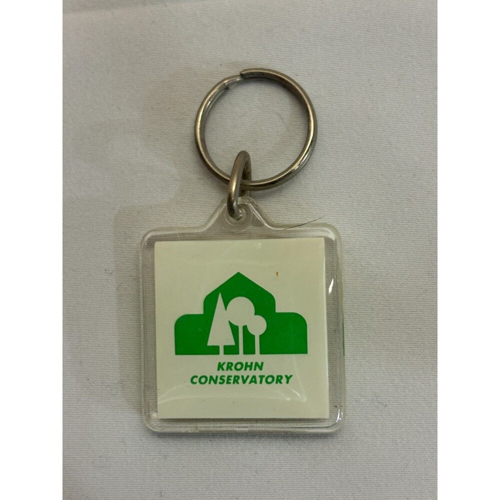 Vintage Ohio - CINCINNATI KEON CONSERVATORY Souvenir Acrylic Keychain